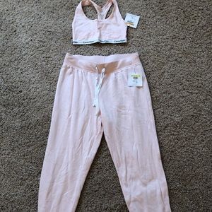 Calvin Klein sweatpants w matching bra